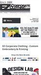 Mobile Screenshot of ezcorporateclothing.com